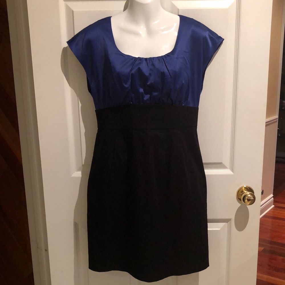 Smart Set Blue and Black Mini Dress